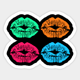 Lips Kiss Sticker